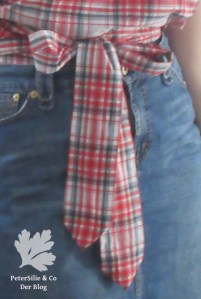 Gloria Weltmode Wickelbluse Karo Schleife