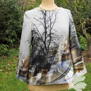 Fotoprint Shirt Raglanärmel vogue-7800