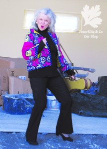 Pinkes Waxprint Jäckchen