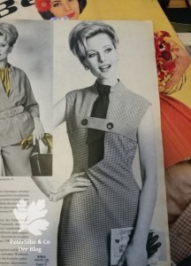 Neuer Schnitt, Vintage Kleid Vichy Karo