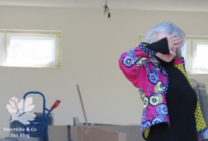 Pinkes Waxprint Jäckchen