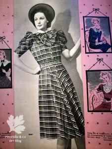 Pramo, Praktische Mode 40er Vintage Kleid