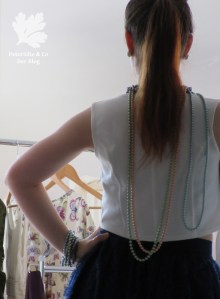 Spitzenrock Crop Top La Mia Boutique