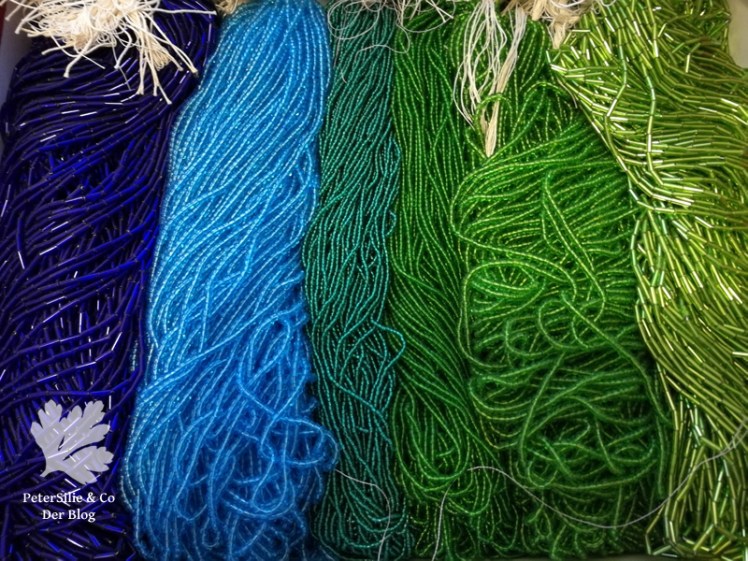 Docken, Perlen für die Luneville Stickerei