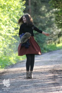 Capone Faltenrock Kord