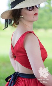 Beyer Mode 6 1961, Vintage Kleid nähen, zweiteilig, Rückenauschnitt