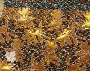 Jacob Schläpfer Chiffon zweilagig mit Pailletten