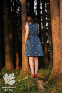 Nähkind Retroliebe Kleid Jeans nähen