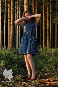 Nähkind Retroliebe Jeans Erdbeeren