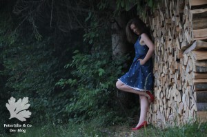 Nähkind Retroliebe Jeans Erdbeeren