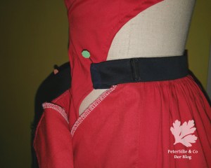 Tutorial Beidseitiger Nahttaschenverschluss mit Bindebändern