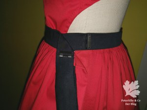 Tutorial Beidseitiger Nahttaschenverschluss mit Bindebändern