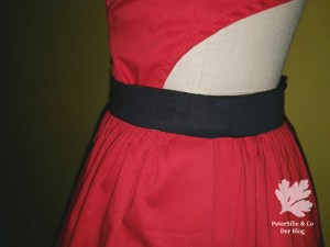 Tutorial Beidseitiger Nahttaschenverschluss mit Bindebändern