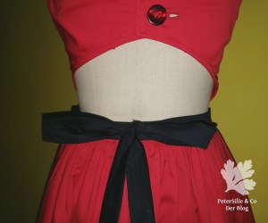 Tutorial Beidseitiger Nahttaschenverschluss mit Bindebändern