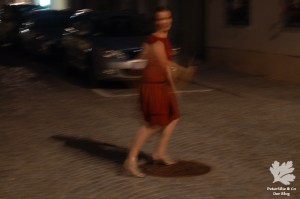 20er Jahre Vintage Kleid nähen Schemaschnitt Handdloom Karlotta Pink