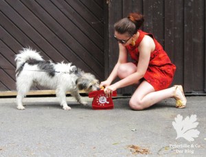 Pramo 5/1968 A-Linien Kleid, 60s dress, Vintage nähen blog, Shweshwe Stoff von Karlotta Pink