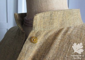 Bluse Stehkragen handloom