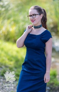 Burda Fifties-Kleid 09/2006 #193, 193-092006-DL, Vintage Kleid nähen Blog