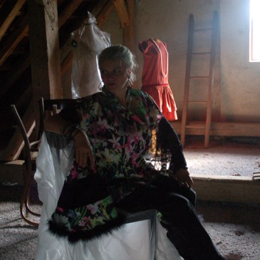 Kimonobluse Kunstseide