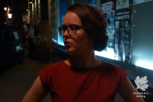 Kleid Handloom Karlotta Pink 20er Jahre Vintage Kleid nähen Blog