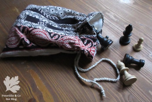 Restebeutel Blockprint Karlotta Pink