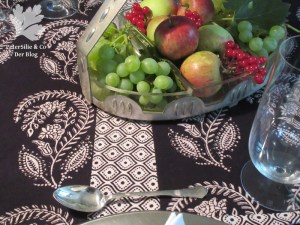 Tischläufer Paisley Blockprint karlotta Pink