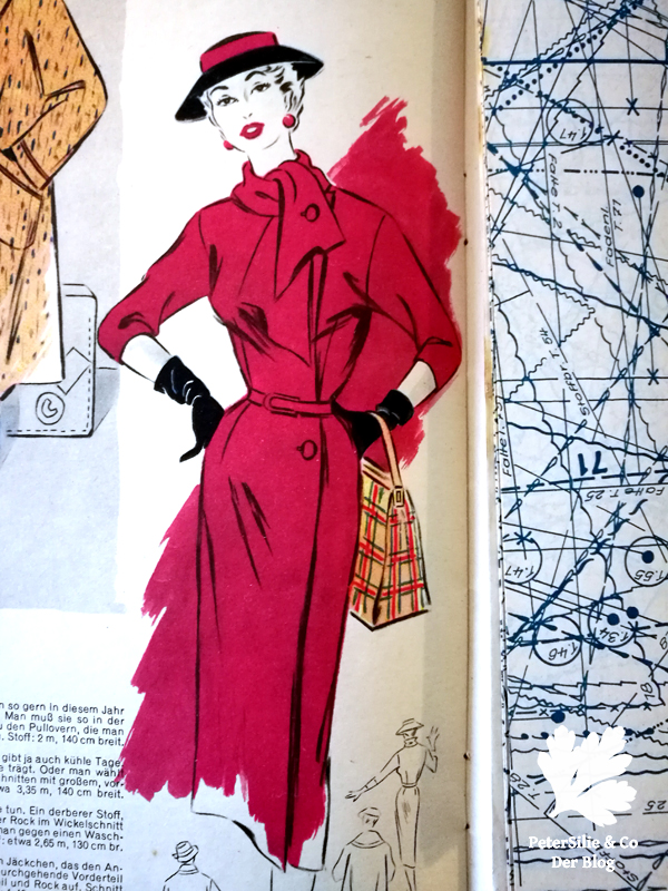 Mantelkleid aus Berlins Modenblatt Heft 7 Jahrgang 11 Vintage nähen Nähblog PeterSilieundCo Blog