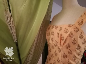 Vintagekleid nähen Blog Karlotta Pink Chanderi Seide Etuikleid der neue Schnitt 1964