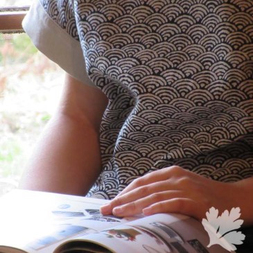 Japanische Stoffe Karlotta Pink P4P Patterns for Pirates Walk the Plank PJ Pyjamahose Schemaschnitt blau