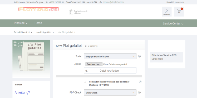 schnittmuster plotten