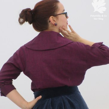 Berlins Modenblatt Bluse Samtrock Vintage Nähen Nähblog