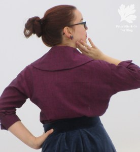 Berlins Modenblatt Bluse Samtrock Vintage Nähen Nähblog