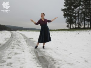 Berlins Modenblatt Bluse Samtrock Vintage Nähen Nähblog