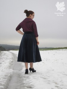 Berlins Modenblatt Bluse Samtrock Vintage Nähen Nähblog