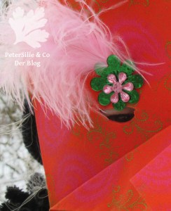 Origami Maske ShweShwe Stoff Karlotta Pink