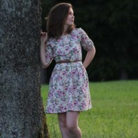 Retroliebe Vintage Blümchen nähen Kleid