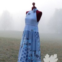 upcycling maxikleid