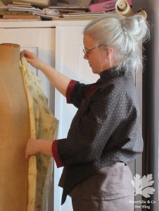 Wendebluse/Jacke Burda International Frühling 84 japanischer Double-Face Karlotta Pink