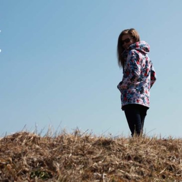 joy Jacket chalk&notch floral pink blue