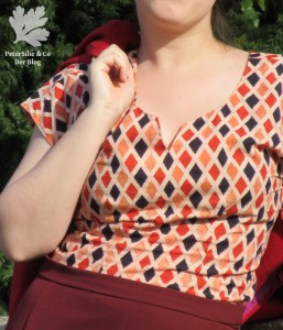 Bluse Blockprint Karlotta PinkVintage