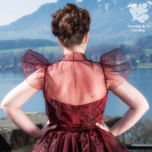 Ballkleid Vintage Organza nähen Ronne How to do fashion blouse Bluse