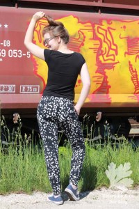 Hudson Pants lang true bias Sweat Leo Print