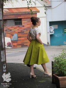 Karlotta Pink Blockprint nähen Vitntage Blog Bluse Rocke