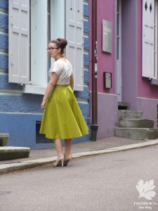 Karlotta Pink Blockprint Vintage nähen Blog Bluse