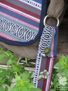 Stofftasche Cord Nepalstoff Karlotta Pink