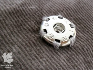 Druckknopf Stofftasche Cord