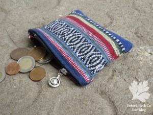 Geldtasche aus Nepalstoff