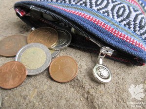 Geldtasche aus Nepalstoff