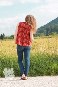 Matcha Top Sew Liberated sleeveless Karlotta Pink