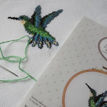 Kolibri Stickset Kreuzstich Rico Design